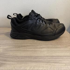New Balance Black Leather Training Casual Shoes MX623AB3 Mens Sz 15 EE Sneakers